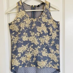 Sleeveless summer top